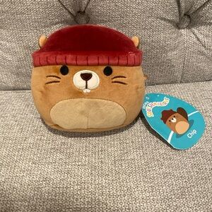 NWT! 5” Chip the Beaver Squishmallow    squishmallows plush stuffed animals toys
